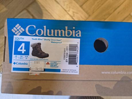 Zimné topánky columbia nové, columbia,35