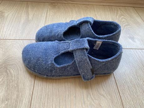 Froddo barefoot papuče/ prezuvky flexy wooly denim, froddo,35