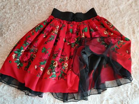 Kvetinove sukne folk - velk.36 a 38, 36