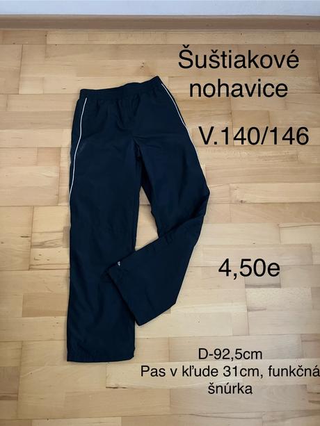 Šuštiakové nohavice, 140