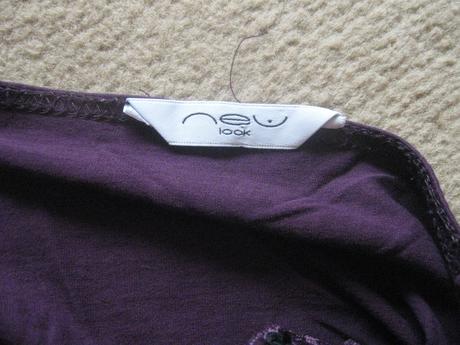 Tričko s čipkou, new look,36