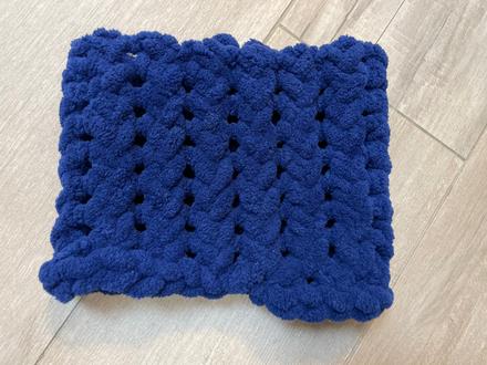 Huňatý teplý puffy nákrčník,