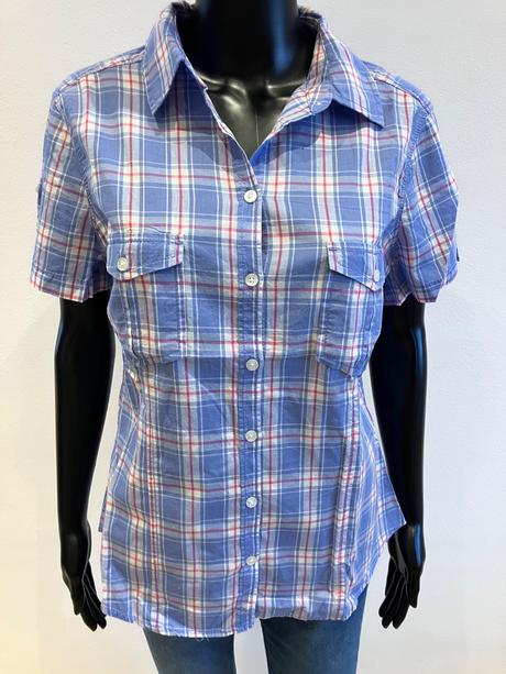 Dámska kockovaná košeľa h&m,veľk.44, h&m,l