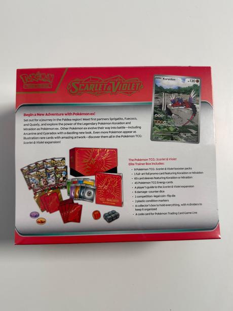 Pokemon scarlet&violet koraidon elite, 