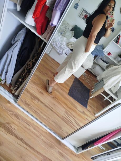 Elegantné nohavice 7/8, h&m,44
