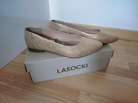 Kožené balerínky, lasocki,38