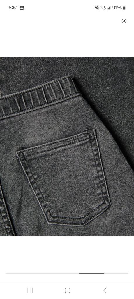 Elastické wide leg džínsy, reserved,164