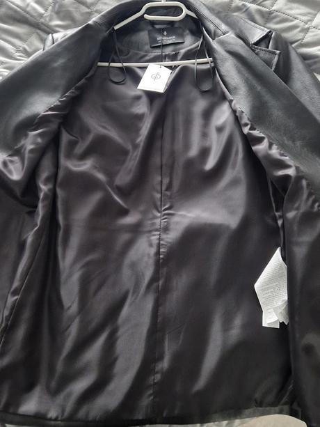 Dámske koženkové sako, stradivarius,xs