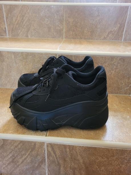 Bershka tenisky na vysokej platforme, bershka,39