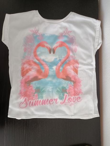 Tričko s plameniakmi, f&f,140