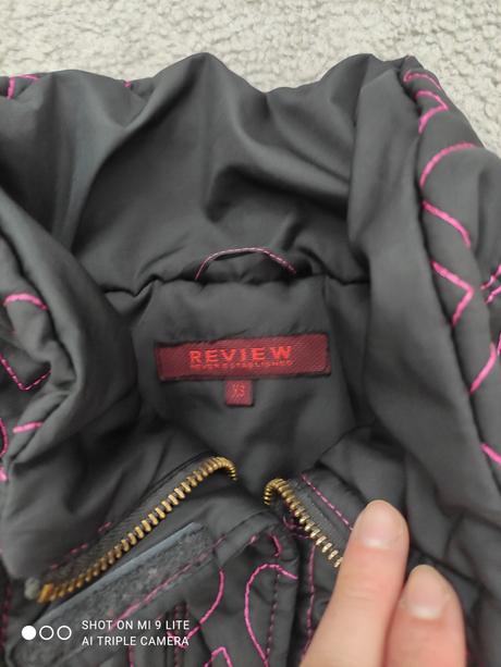 Prechodna bunda so srdiečkami, review,xs