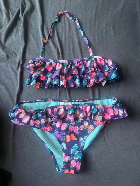 Polovičné plavky, h&m,146