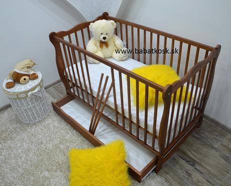 Multifunkčná detská postieľka 2v1, šírka (cm): 60,dĺžka (cm): 120