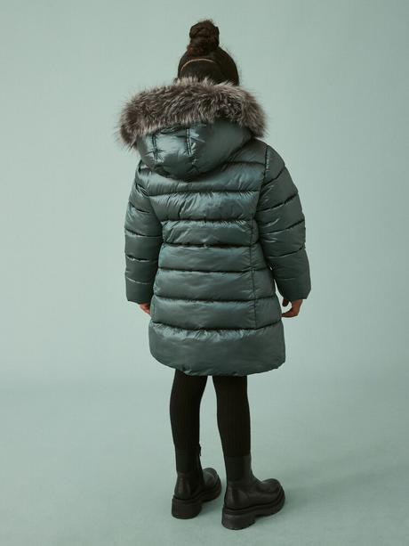 Next úžasná veľmi dobre zateplená zelená bunda, next,128