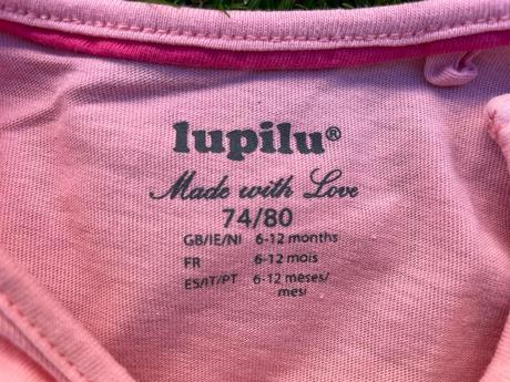 Tricko velkost 74/80, lupilu,74