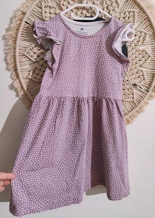 Šatky fialové, h&m,110