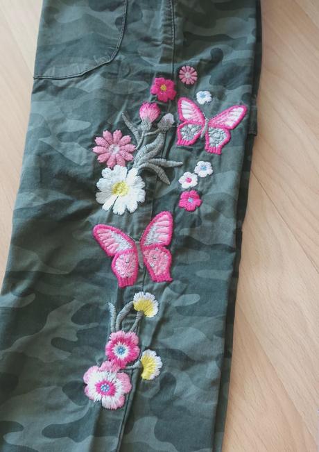 Tenké maskáčové nohavice, dopodopo,128