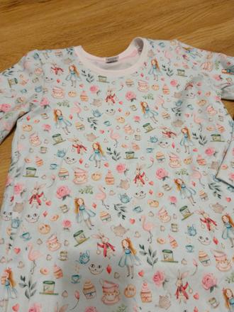 Bavlnené šaty alica v krajine zázrakov, 134