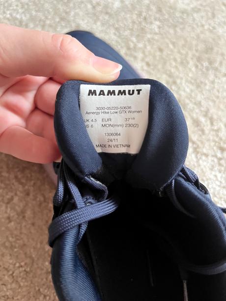 Turistické tenisky mammut, 37