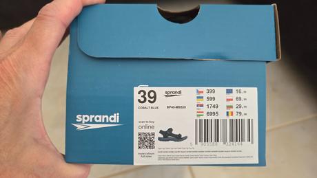 Sandále-vn.dlzka 24cm-top stav, sprandi,39