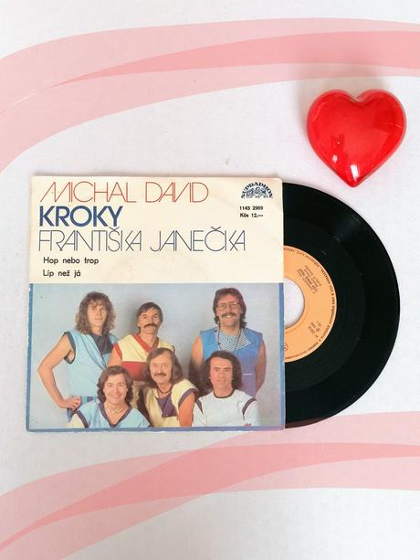 Retro vinyl platňa - michal david & kroky, 