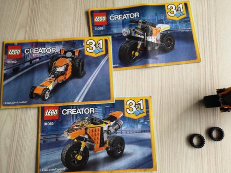 Lego creator 3v1 31020, 31045, 31059, 31062, 