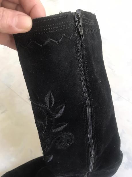 Semišové kožené čižmy 39/40, 40