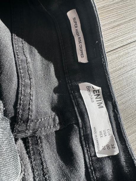 Rifle s vysokym pasom, bershka,32