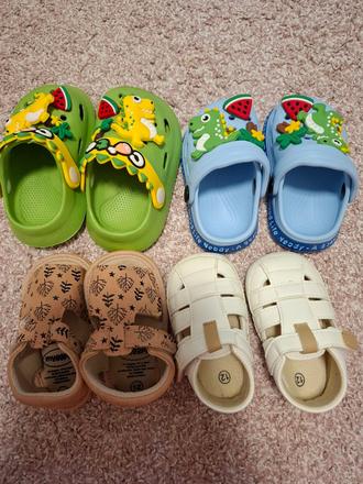 Capacky,sandalky,croccs, <17