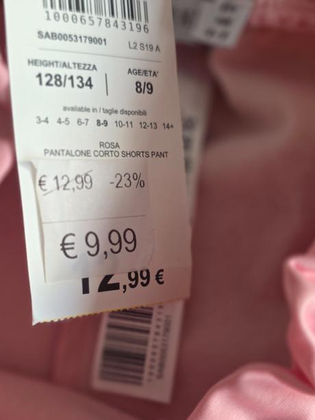 Ružové koženkové kraťasy 128/134, terranova,128