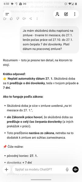 Predĺženie skúšobnej doby o dovolenku