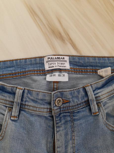Pánske skinny, pull&bear,44