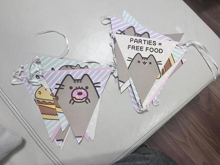 Predám girlandu pusheen,