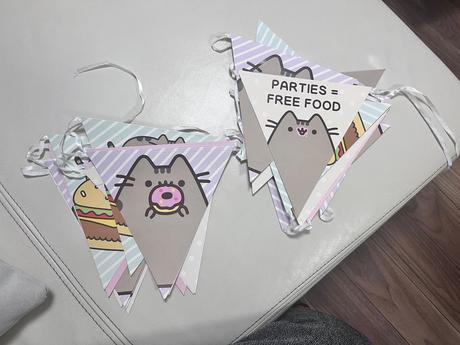 Predám girlandu pusheen, 