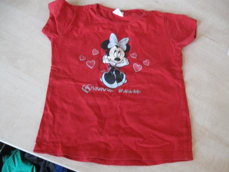 Dievčenské tričko s minnie, 110, 110