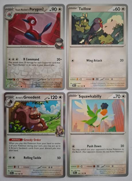 Pokémon karty "destined rivals" (3), 