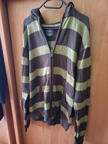 Pánsky sveter na zips h&m xl, h&m,xxl