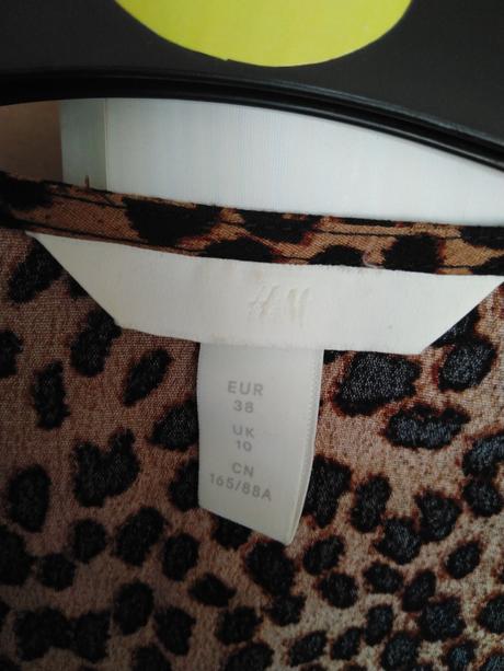 Tigrovana bluzka, h&m,38