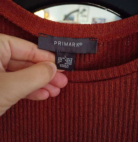 Kratší top, primark,l