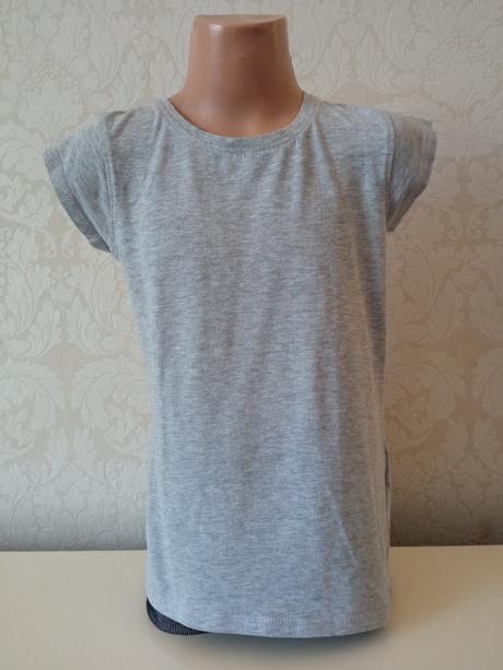 Sivé tričko s krátkym rukávom y.f.k. (7-8r.), 128