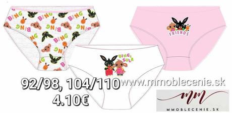 Nohavičky bing 3-balenie, disney,92 / 98 / 104 / 110