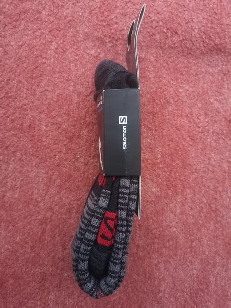Salomon merino pánske lyžiarske ponožky veľ 42-44, salomon,42 / 44