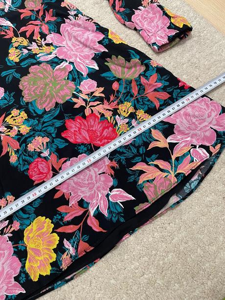 Kvetové šaty, zara,xs