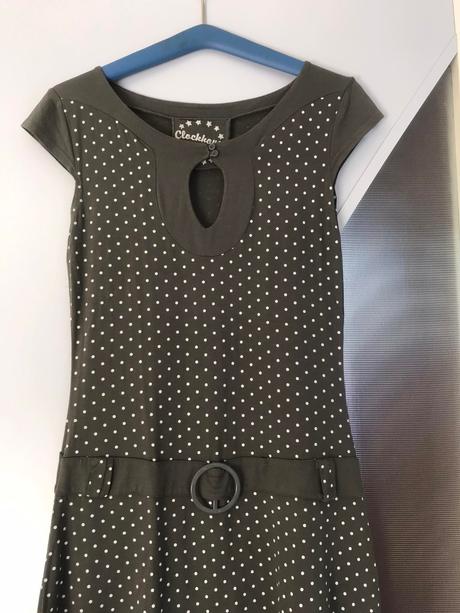 Dlhšie bodkované triko, c&a,s