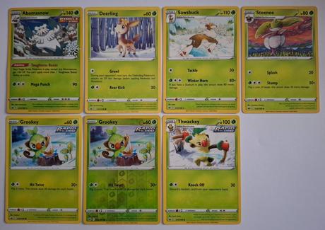 Pokémon karty "chilling reign" (1),