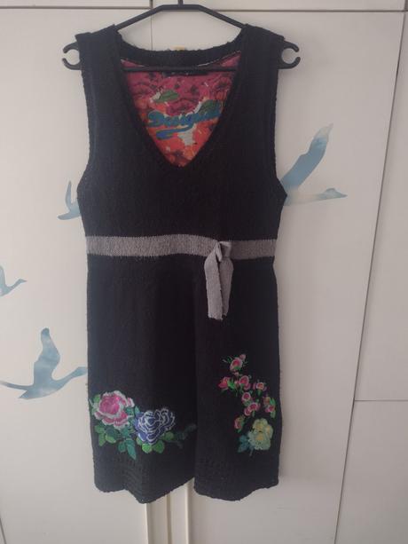 Desigual šaty, pletené, veľkosť xl., desigual,xl