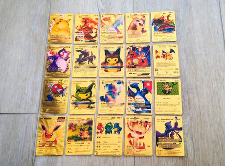 Zlaté pokémon karty, 