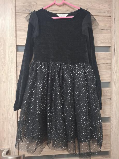 Trblietave šaty, h&m,140
