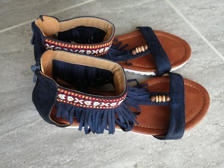 Indiánske sandále v 38,vd 24, 38