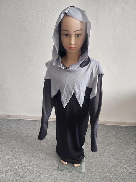 Smrtka / zombie / kat kostým veľ.122-128,